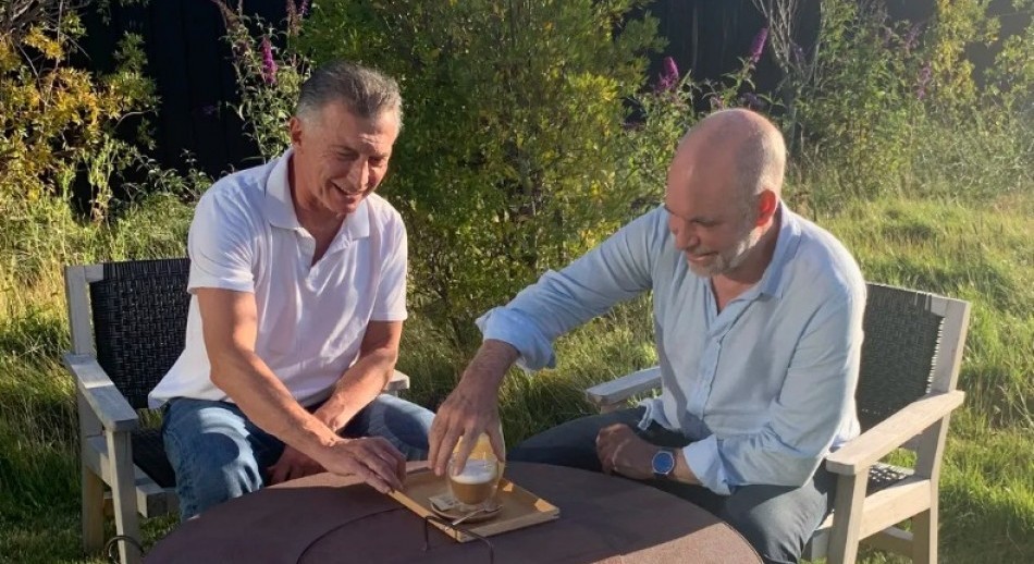 Larreta regresó a Villa La Angostura y se reunió con Mauricio Macri