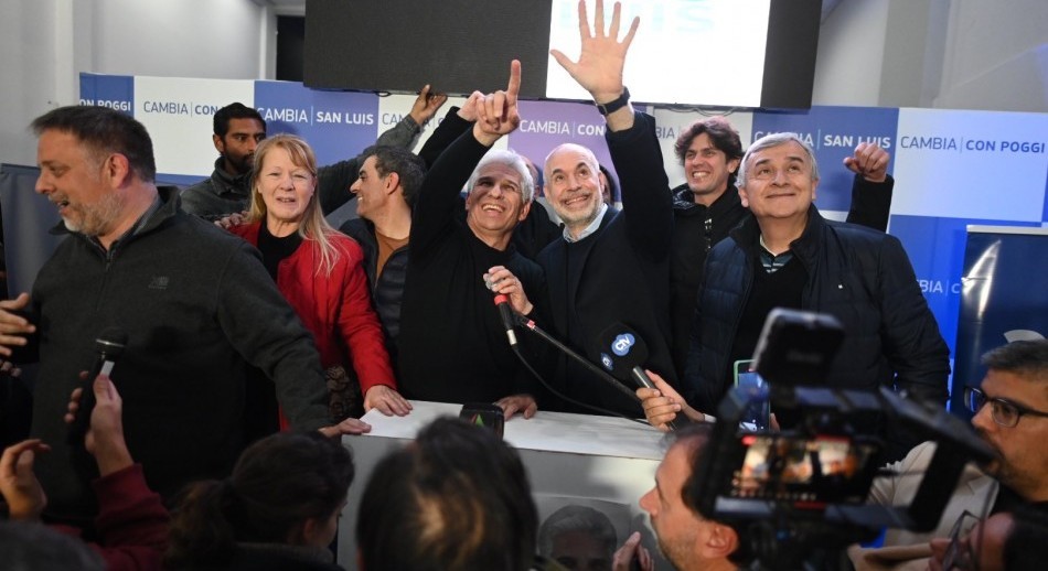 Poggi ganó en San Luis y Larreta exhibe triunfo en JxC