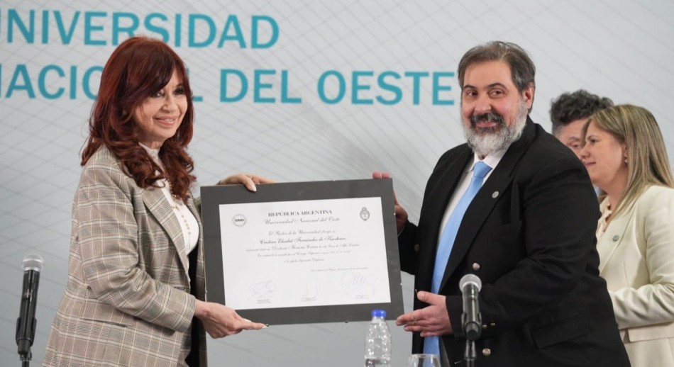 Cristina a Milei: