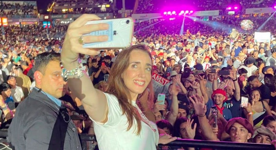 Victoria Villarruel, en el Festival de Jesús María: