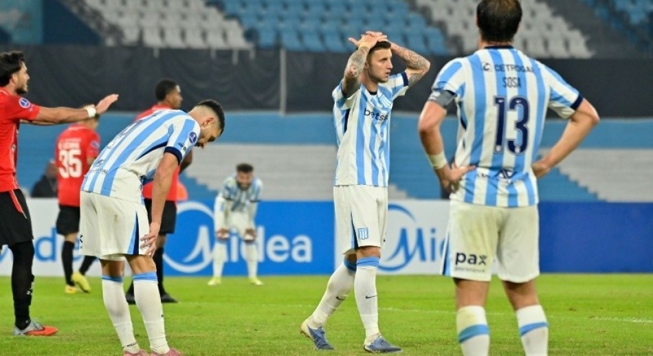 Racing empató con Caracas y quedó eliminado de la Copa Sudamericana