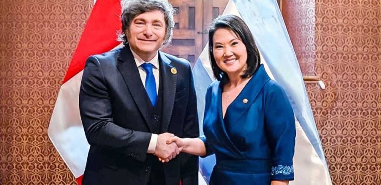 Javier Milei se reunió en Lima con Fujimori y sumó otra aliada en la región