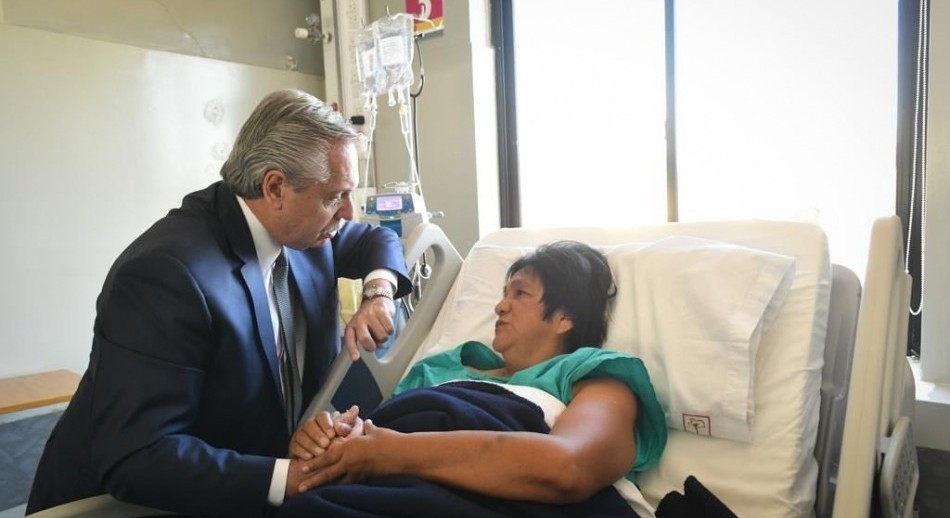 El Presidente visitó a Milagro Sala y denunció su